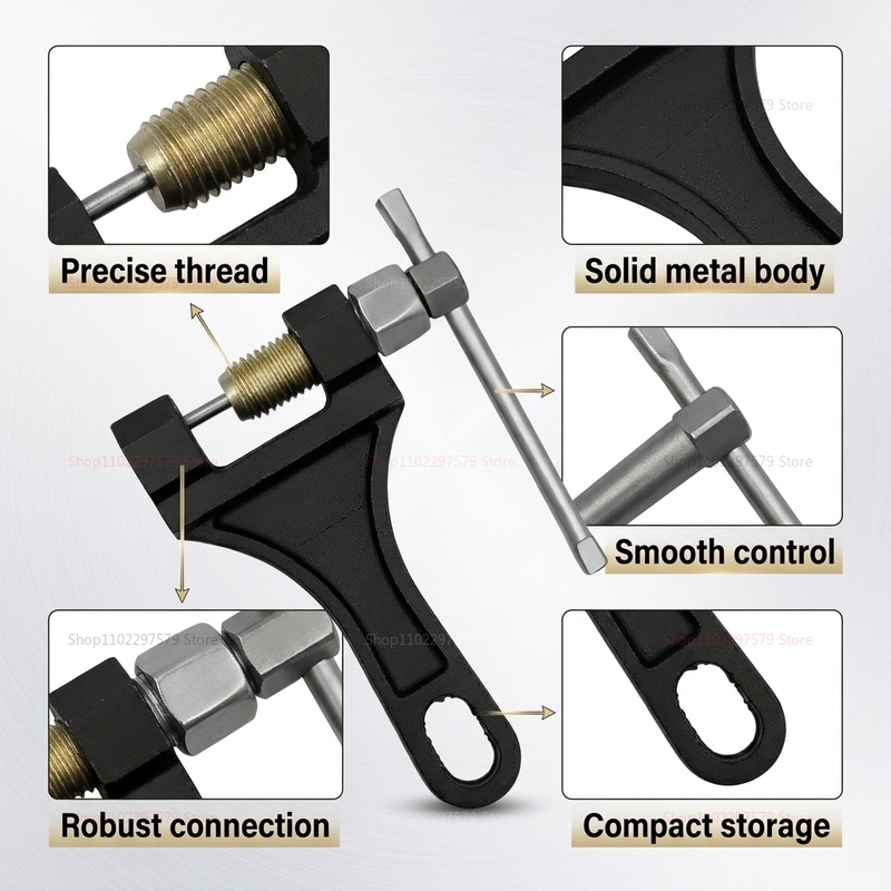 Tools For Motorcycle Workshop - Universele motorfietskettingbreker, schakelverwijderaar, scheidings- en klinknageltang