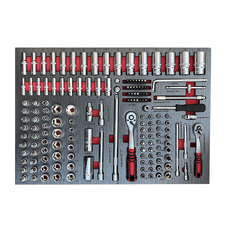 Hand Tools Maintenance Workshop - 369-delige machinereparatiecombinatieset plus lade zware gereedschapswagen