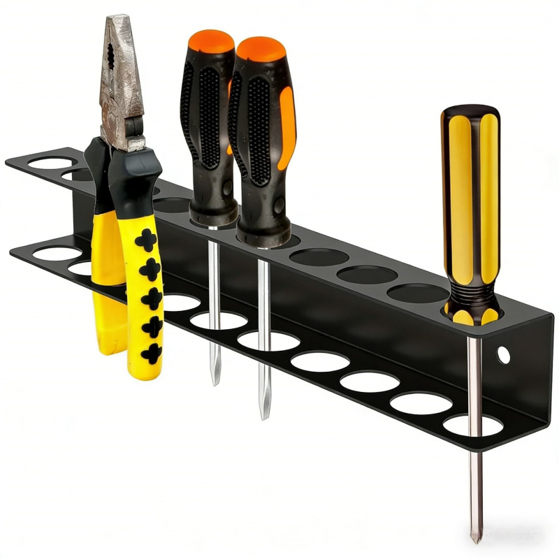 Workshop Tools Board - 14-delige wandmontage anti-roest gereedschapsopbergplank voor thuis