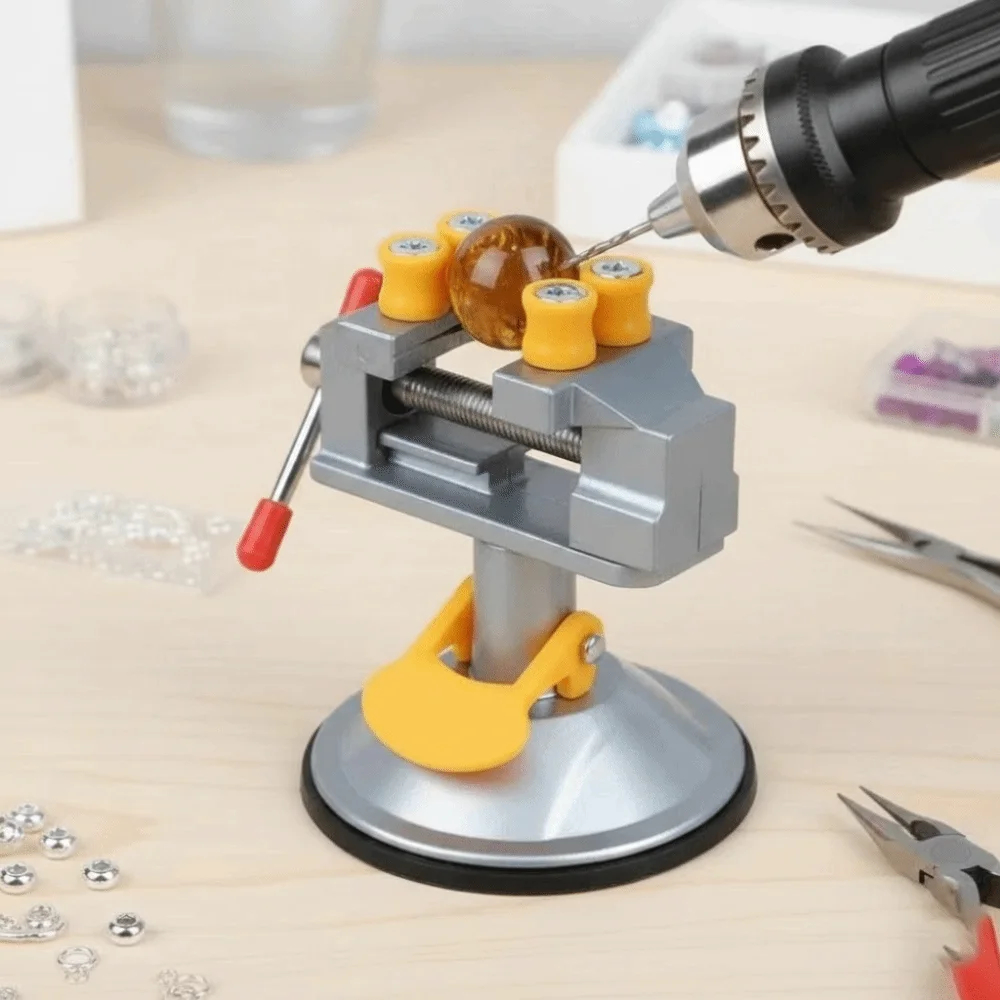 Workshop Tools Vice - Sieradenklem, draaibare boorpers, universele mini-tafelbank, schroefklem,