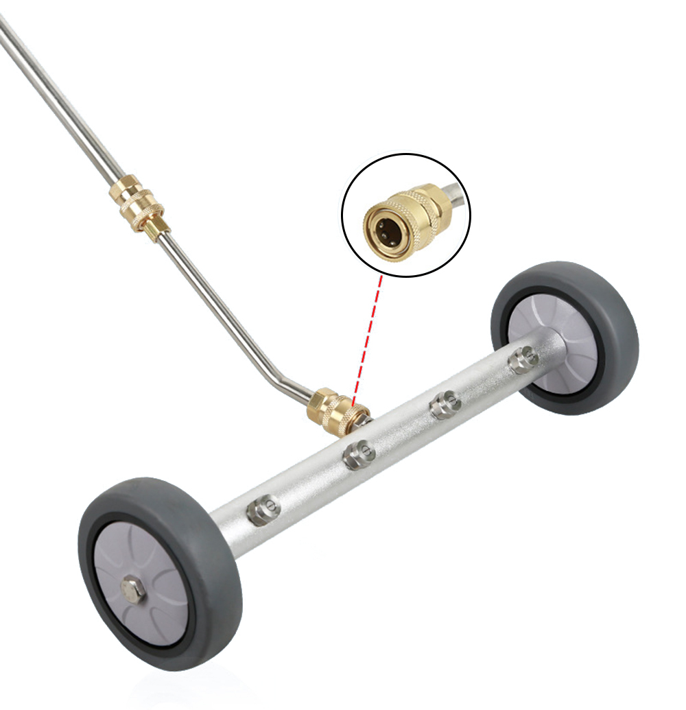 Tools Qa - Hogedrukreiniger 5000PSI Waterbezem voor autochassis Wegreinigingsgereedschap