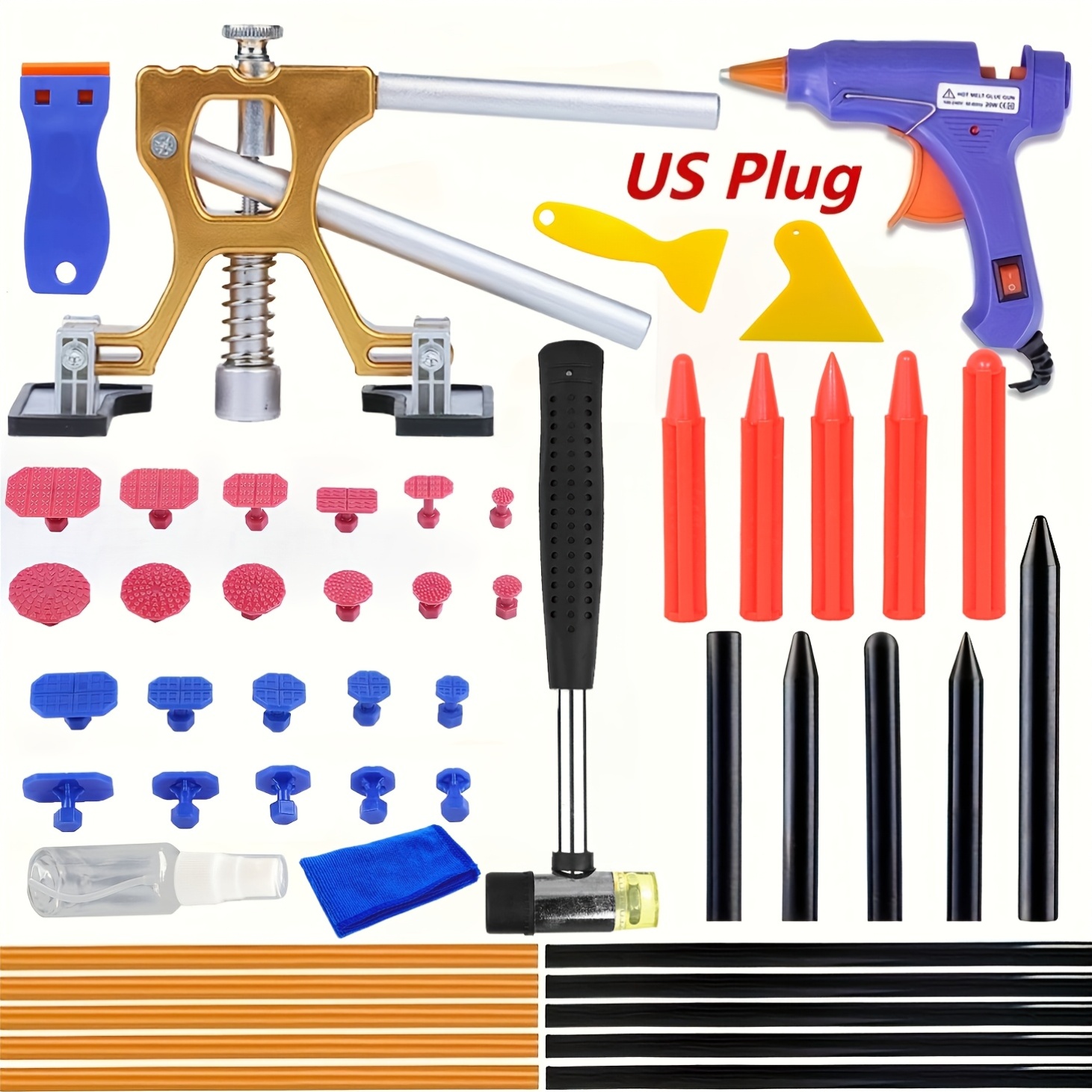 Car Workshop Tools And Equipment - Nieuwe verstelbare auto deukreparatieset professionele mechanische