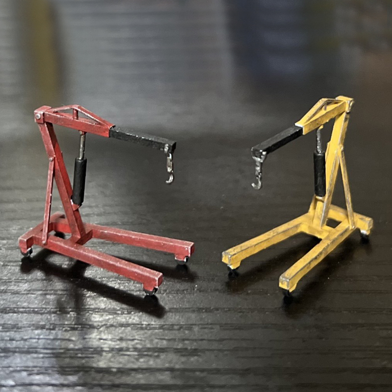 Workshop Tools 3D Model - 1PCS 1/64 Schaal Motorhanger 3D Gedrukt