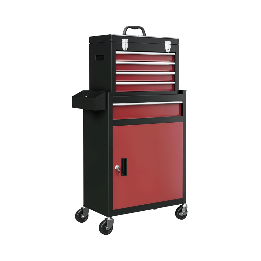 Tool Chest Cabinet - # JINFENG Staal Rolbare Gereedschapskist 5