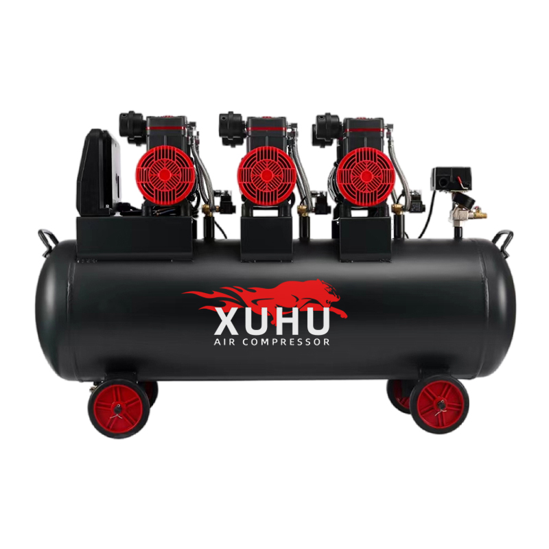 Hand Tools Maintenance Workshop - 100L Stille Olievrije Luchtcompressor 6PK Onderhoudsvrij