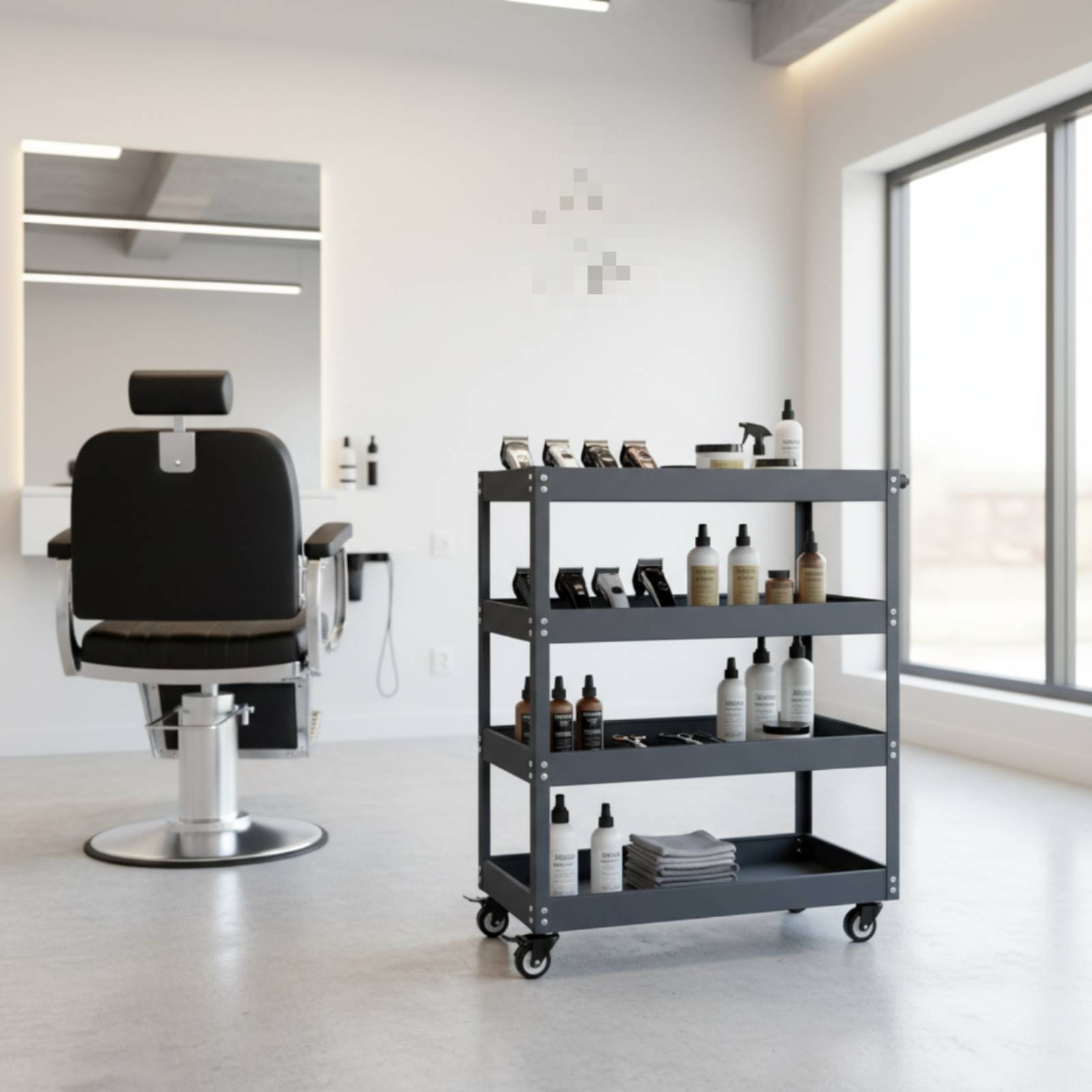 Vierlaags transportkar met duu - Mechanical Tools In Workshop recensie en prijs