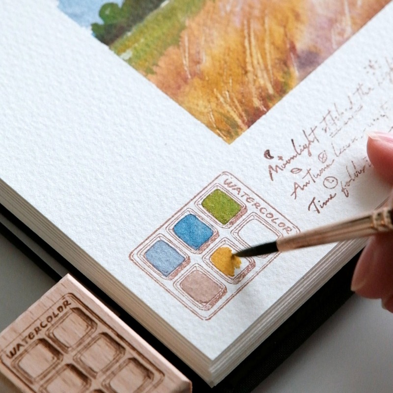 6 raster aquarel kleurenkaart  - Tools Qa recensie en prijs