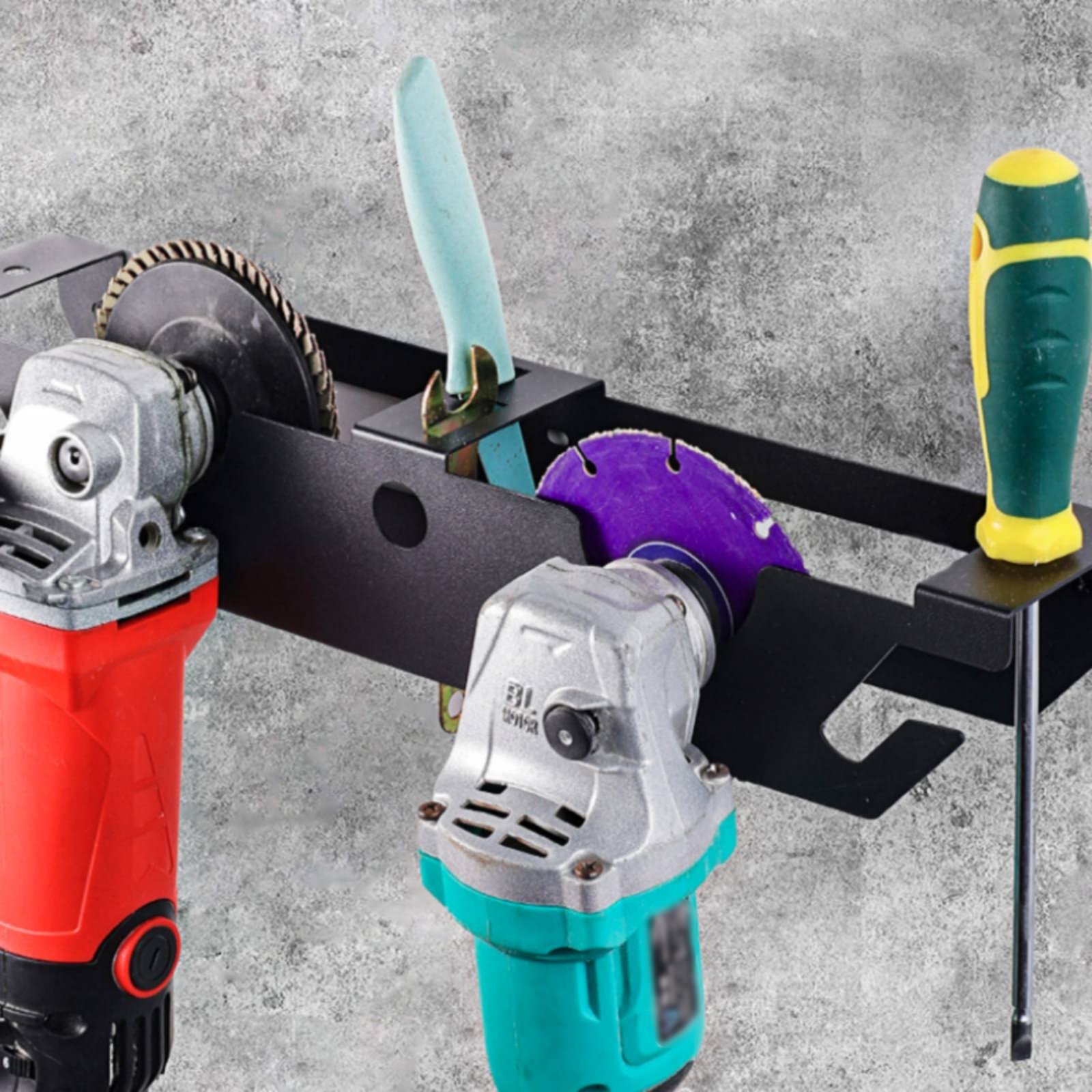 4-delige hoekfreeshouder, zwaa - Workshop Tools Rack recensie en prijs