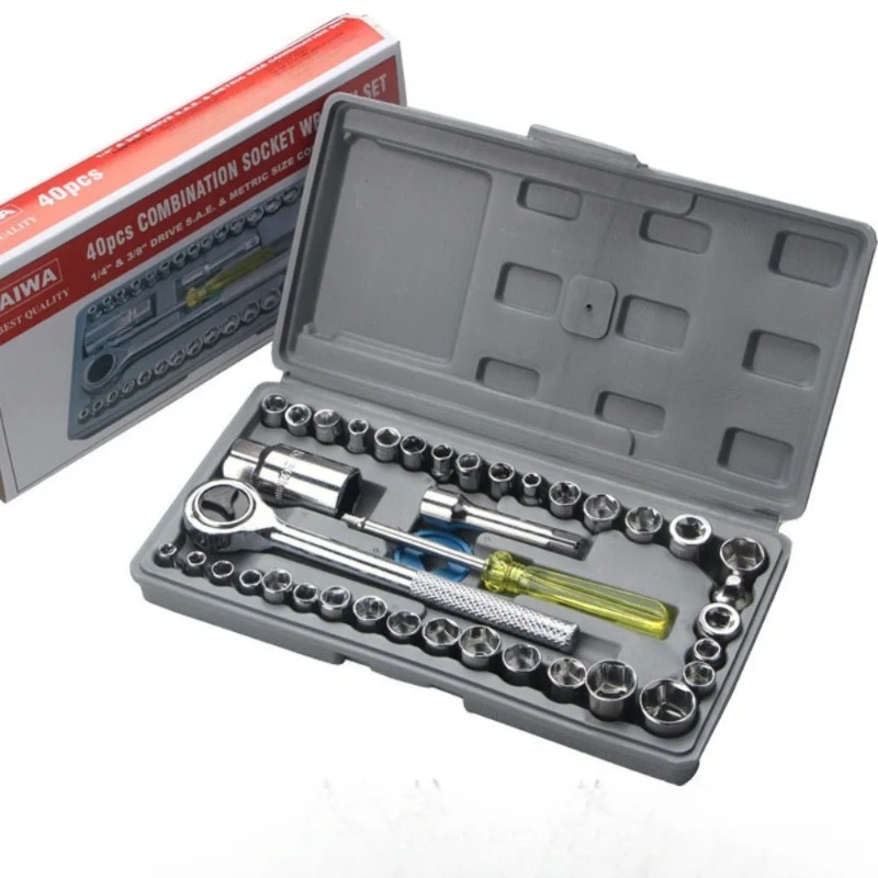 40-delige combinatie-steeksleu - Tools For Motorcycle Workshop recensie en prijs